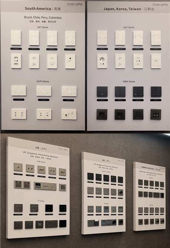 Switches and Sockets for Different International Standards