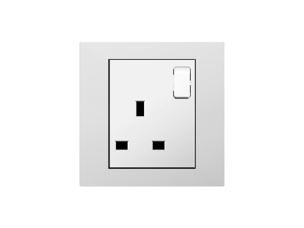 13A British Wall Power Socket