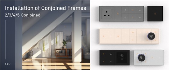 knx switch panels for lighting control