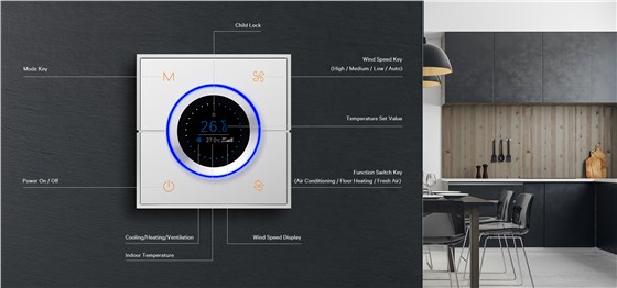 Tuya Zigbee Smart Knob Thermostat