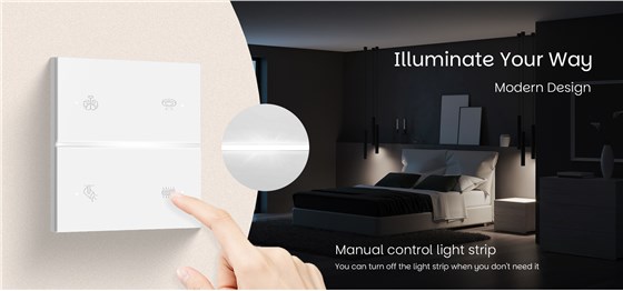 EA7 zigbee switch with light strip