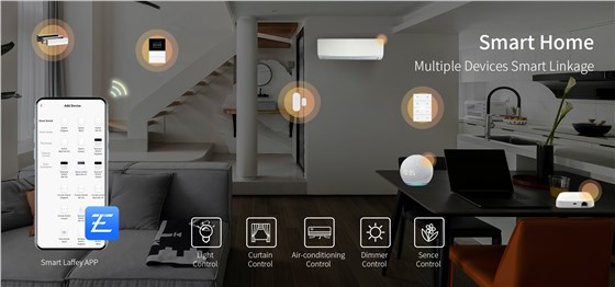 QA7H-QA7H Zigbee smart switch panel with Smart Laffey App control for multiple devices