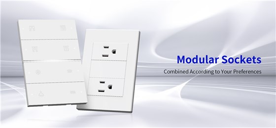 QA7 US standard switch and socket for home and hotel usage