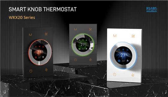 WKX20 RS485 smart thermostat US standard knob controller