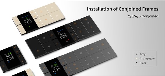 DWK5 smart KNX thermostat for HVAC control