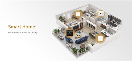 smart home device linkage with Zigbee wall switch