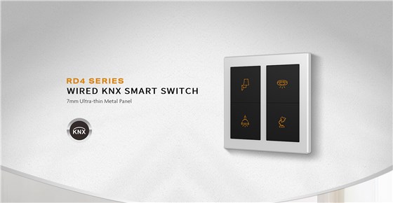 RD4 KNX smart switch panels