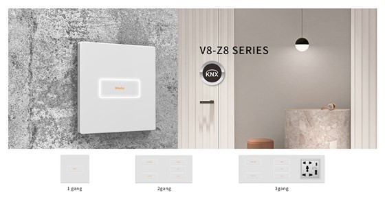 V8-Z8 knx metal switch