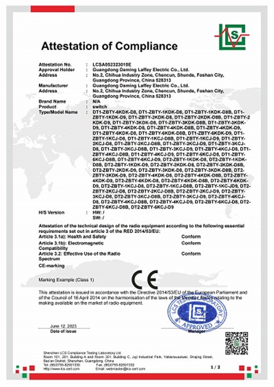 CE-Tuya Zigbee Switch