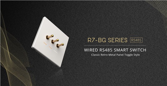 R7-BG RS485 Wall Smart Switch