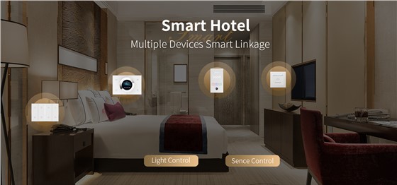 Smart panel control solution for large/medium hotels