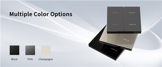D8 KNX Push Button Switch Color Options