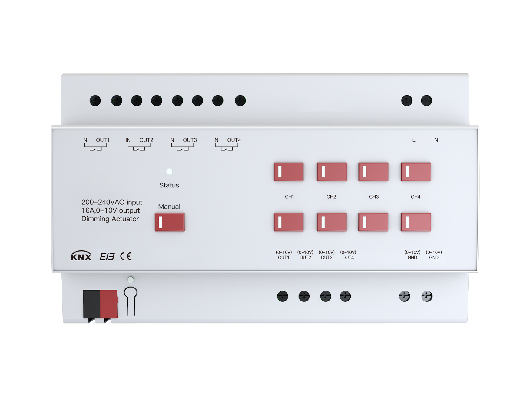 KNX 0-10 V Dimming Actuator