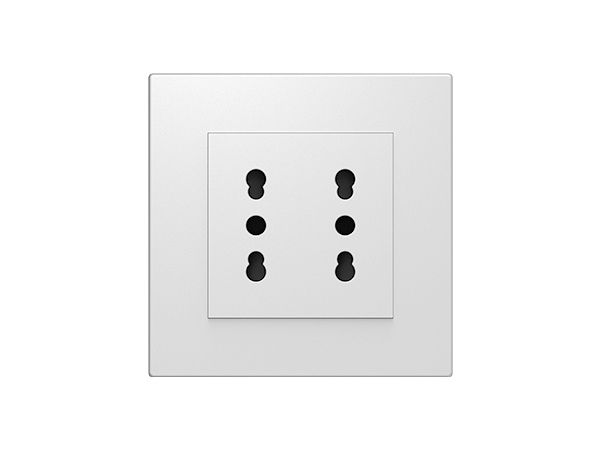 EU Type Double Italian Wall  Socket