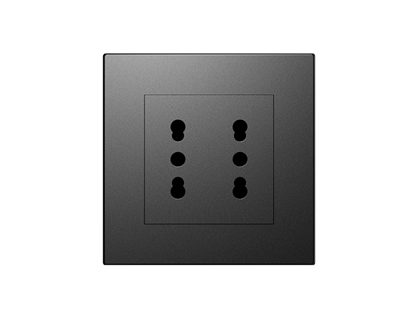 EU Type Double Italian Wall  Socket