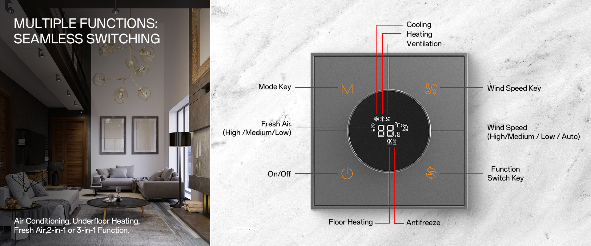 knx knob thermostat for home automation