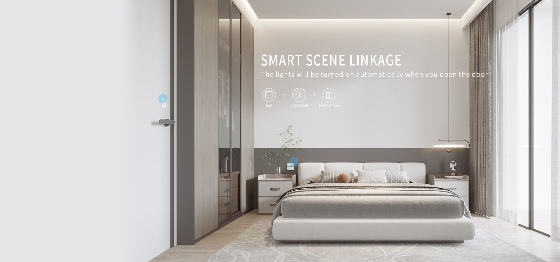 Smart home wall light switch