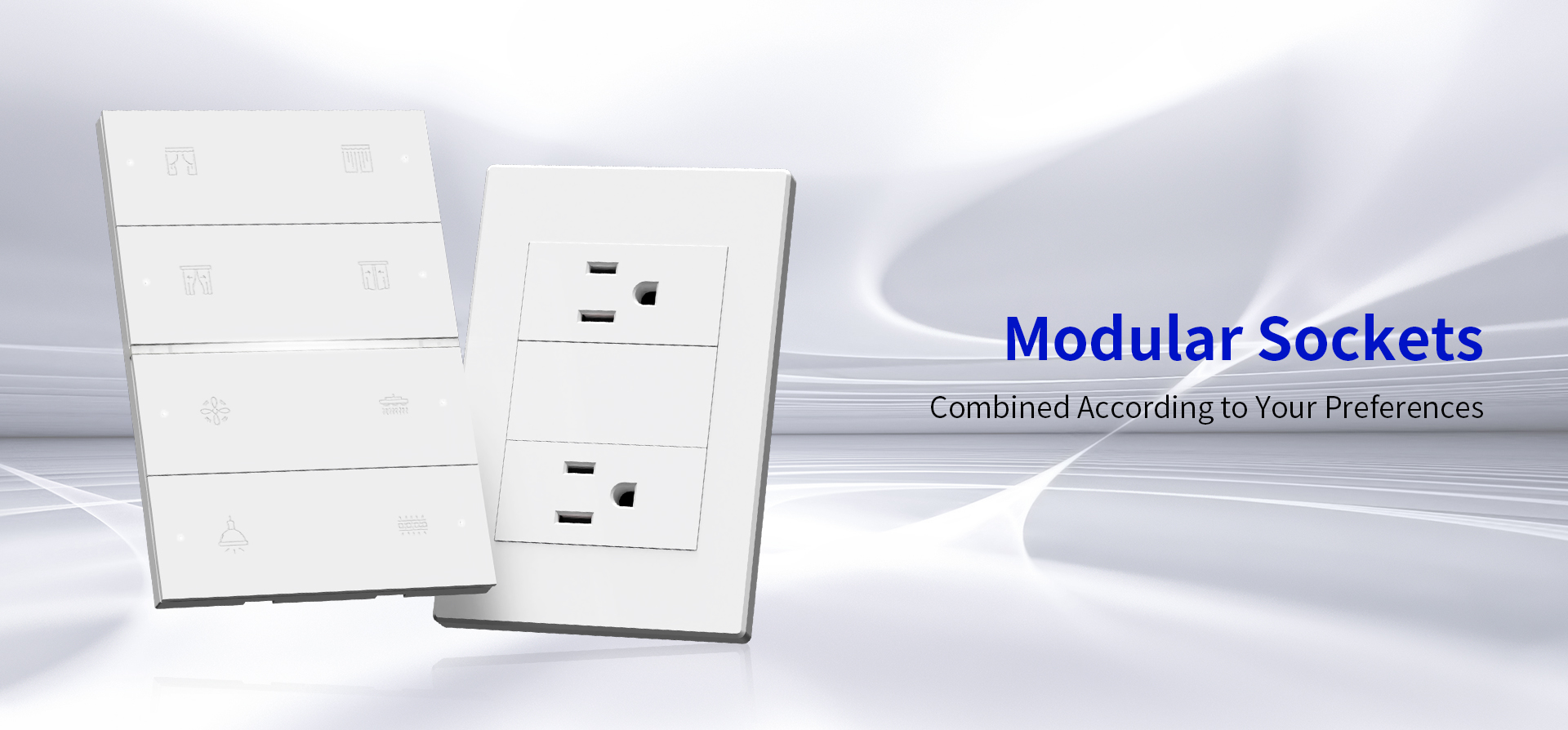 QA7 US standard switch and socket for home and hotel usage