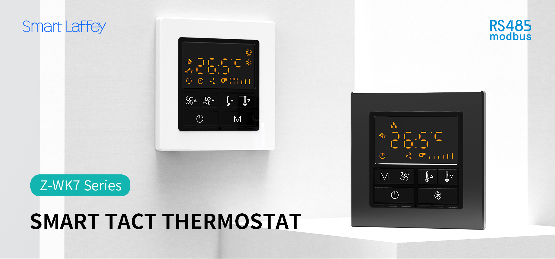 Z-WK7 RS485 smart tact thermostat for room climate control