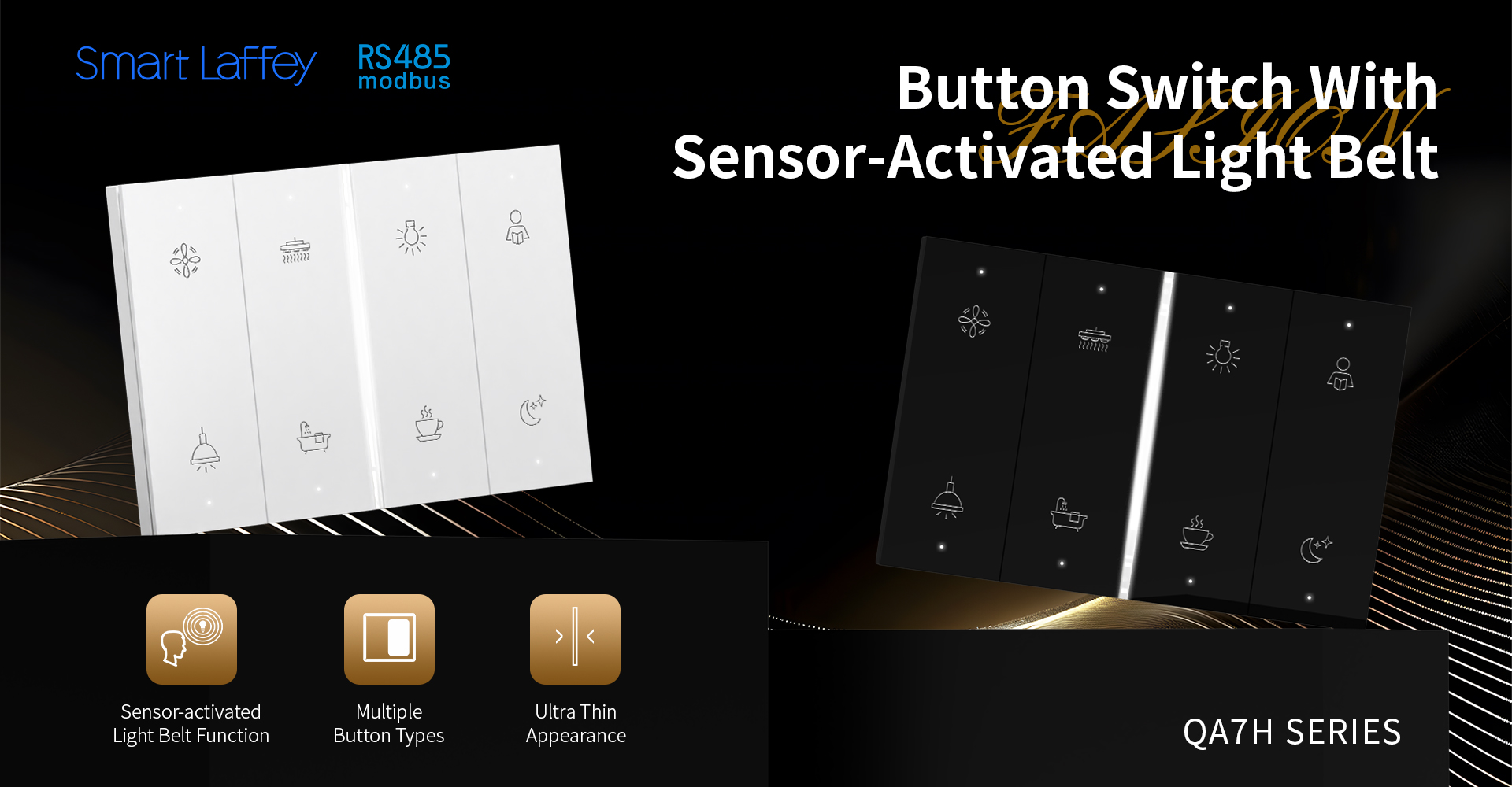 Project-grade Ultra-thin smart RS485 hotel panel